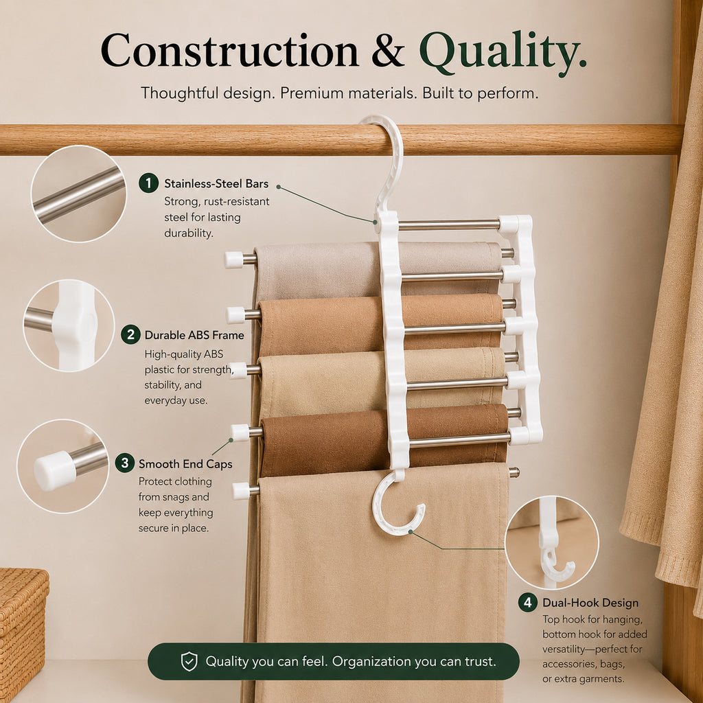 Elevonia GlideSpace™ Trouser Organizer